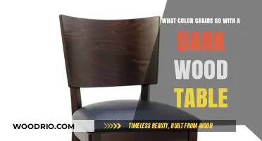 Perfect Chair Colors to Complement Your Dark Wood Dining Table