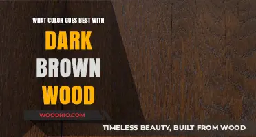 Harmonizing Hues: The Perfect Color Match for Dark Brown Wood