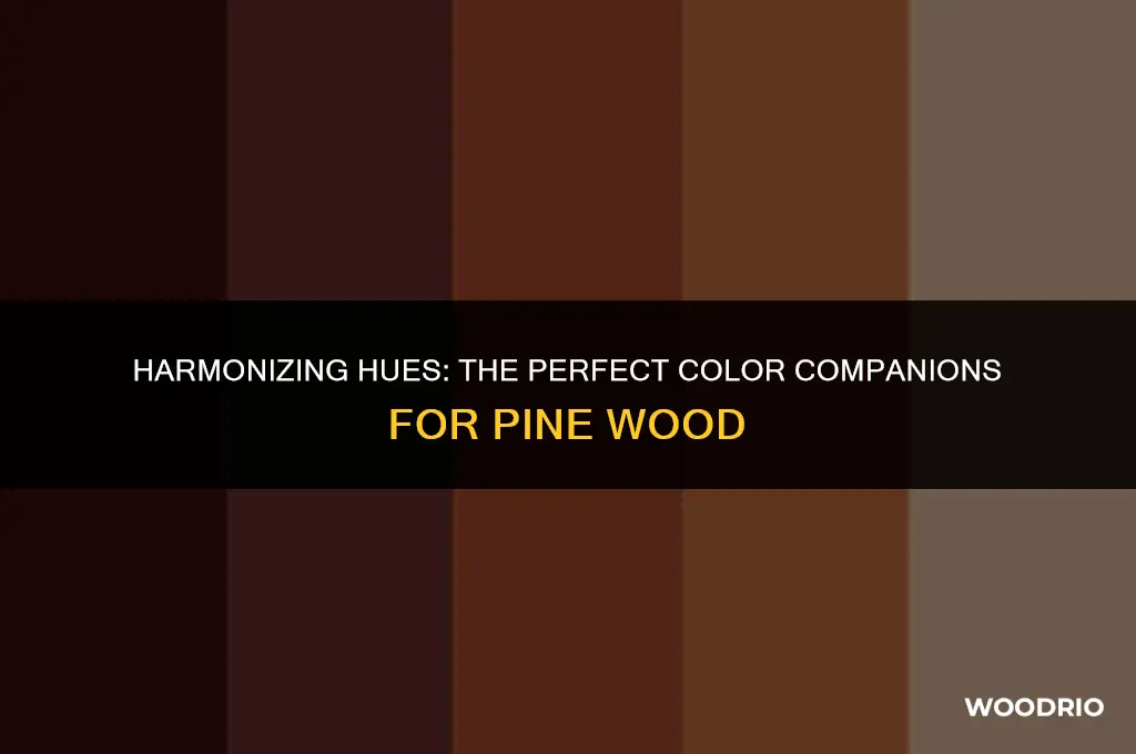 what color goes best with pine wood