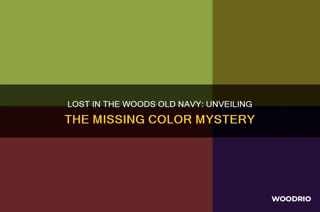 what color is lost in the woods old navy