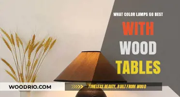 Perfect Lamp Colors to Complement Your Wood Table's Natural Beauty