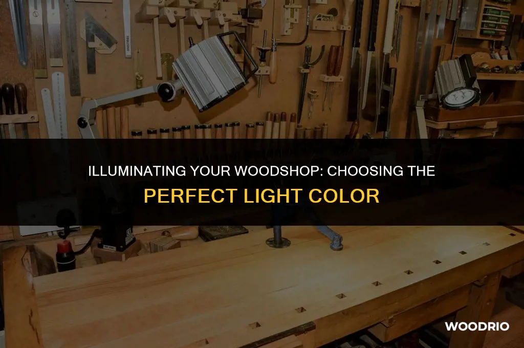 what color light for wood shop is best