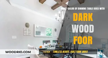 Perfect Dining Table Colors to Complement Your Dark Wood Floors