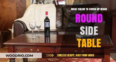 Revamp Your Wood Round Side Table: Best Cover-Up Colors to Try