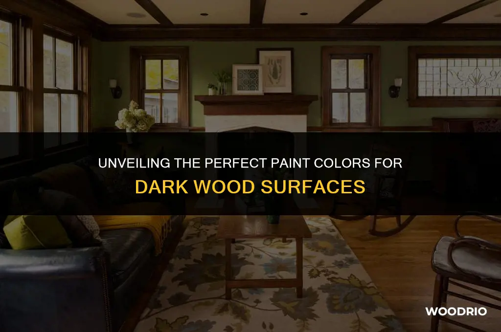 what color transfers best on dark wood
