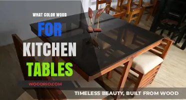Choosing the Perfect Wood Color for Your Kitchen Table