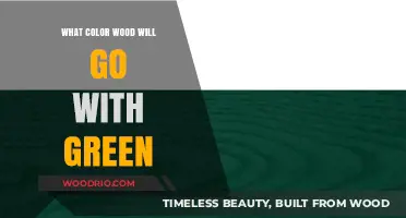 Harmonizing Hues: The Perfect Wood Colors to Complement Green