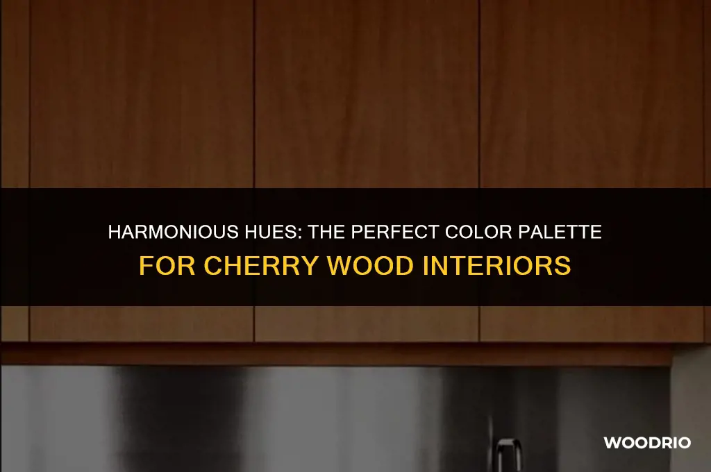 what colors go good with cherry wood