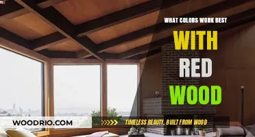 Harmonious Hues: Exploring the Perfect Color Palette for Red Wood Interiors