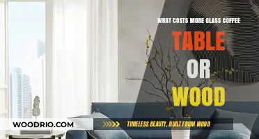 Glass vs. Wood Coffee Tables: Which Costs More?