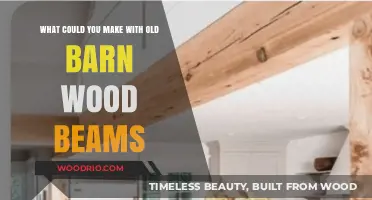 Creative Reuse: Transforming Old Barn Wood Beams into Stunning Projects