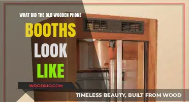 Exploring the Vintage Charm of Old Wooden Phone Booths: A Visual Journey
