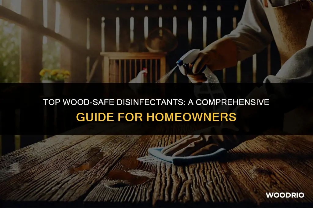 what disinfectant products are best for wood