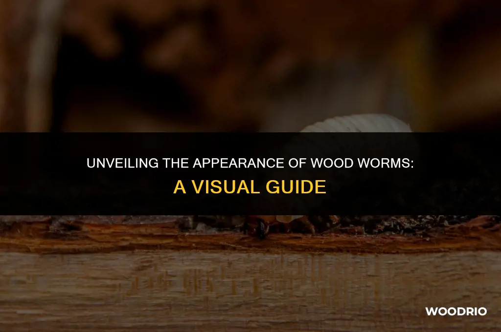 what do wood worms look like