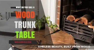 What to Call a Wood Trunk Table: A Rustic Furniture Guide