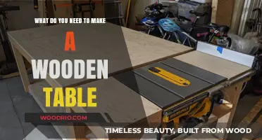 Essential Tools and Materials for Crafting a Wooden Table
