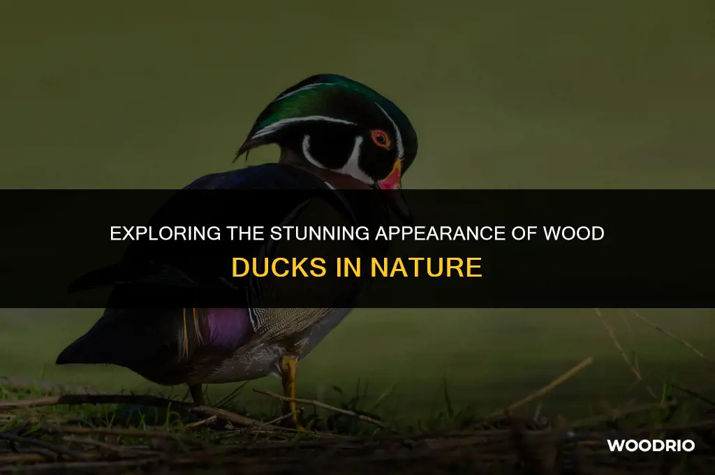 what does a wood duck look like