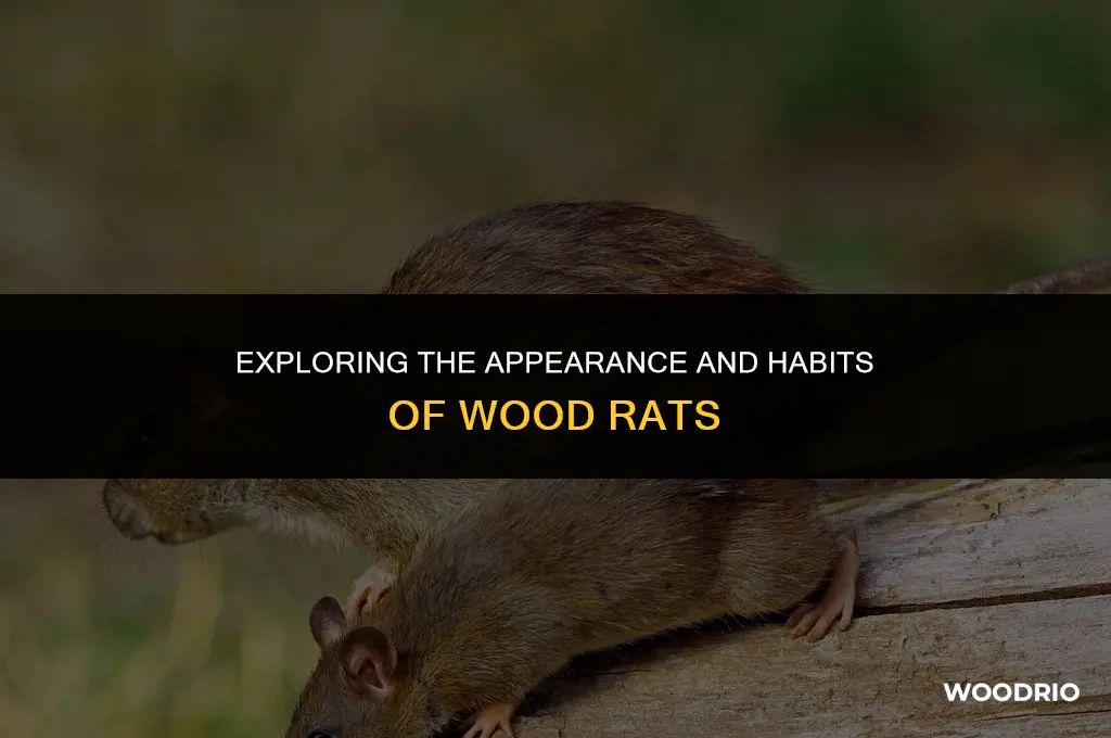 what does a wood rat look like
