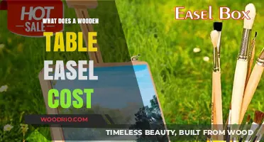 Wooden Table Easel Pricing Guide: Costs and Budget Tips