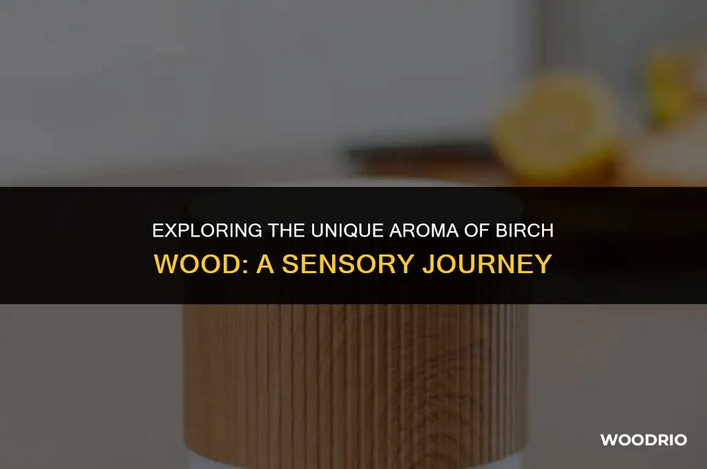 what does birch wood smell like
