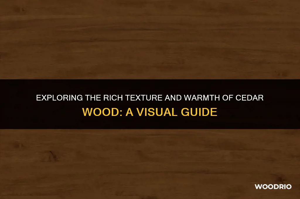 what does cedar wood look like