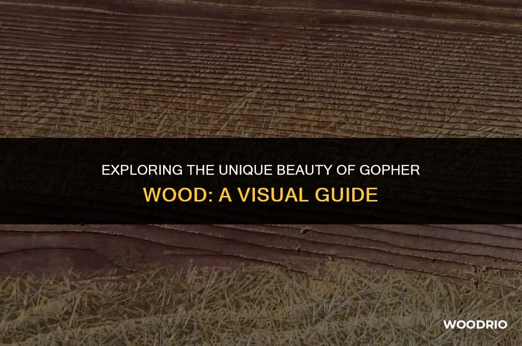 what does gopher wood look like