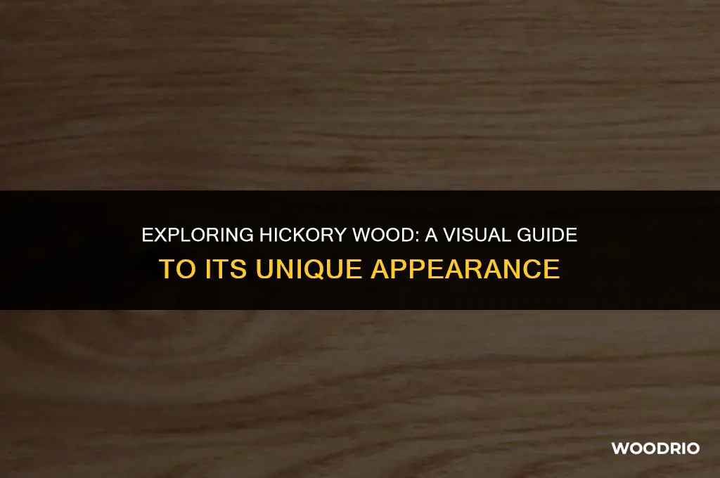 what does hickory wood look like