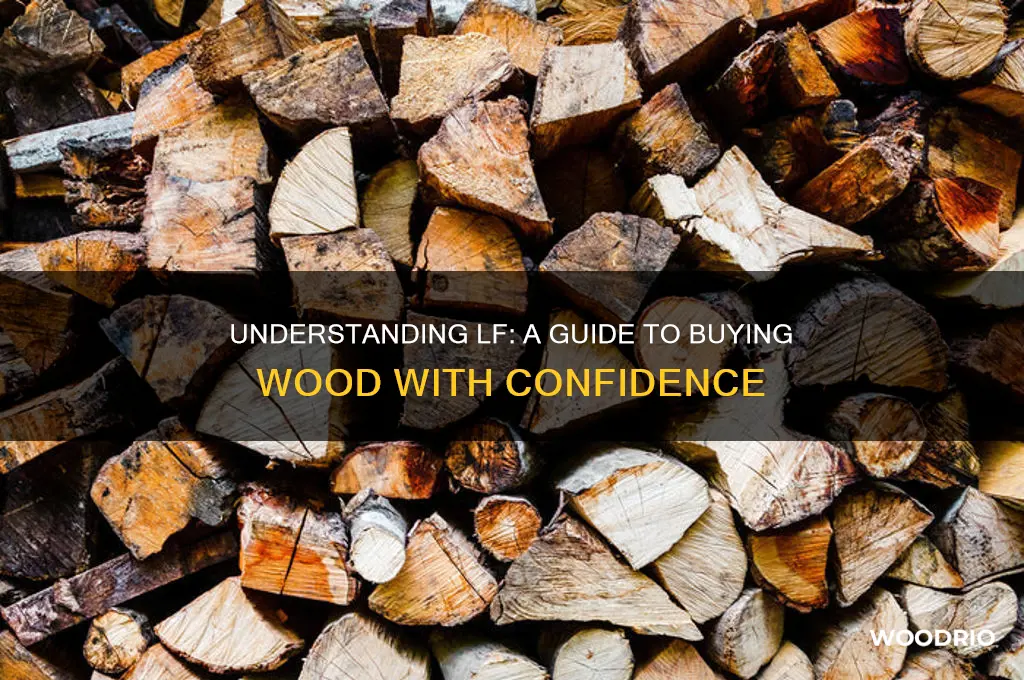 what does lf mean when buying wood