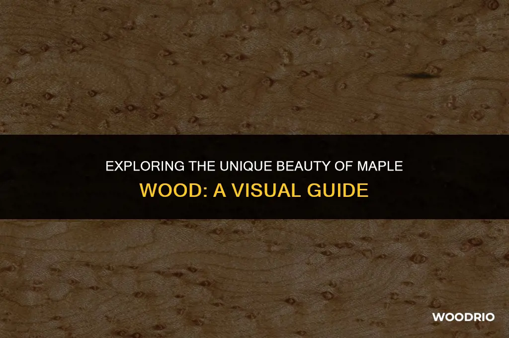 what does maple wood look like