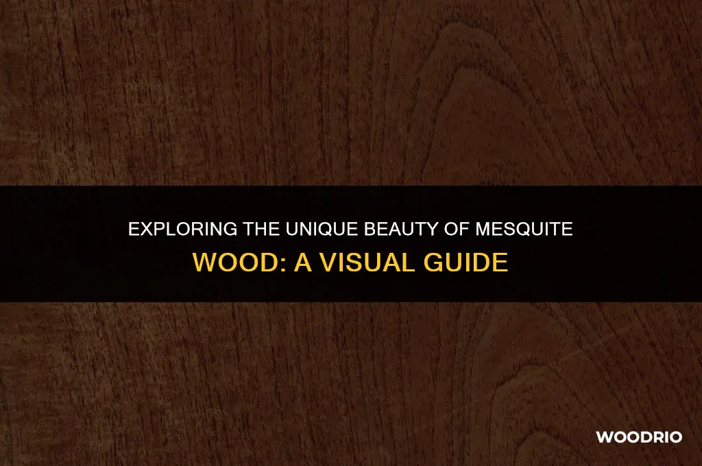 what does mesquite wood look like