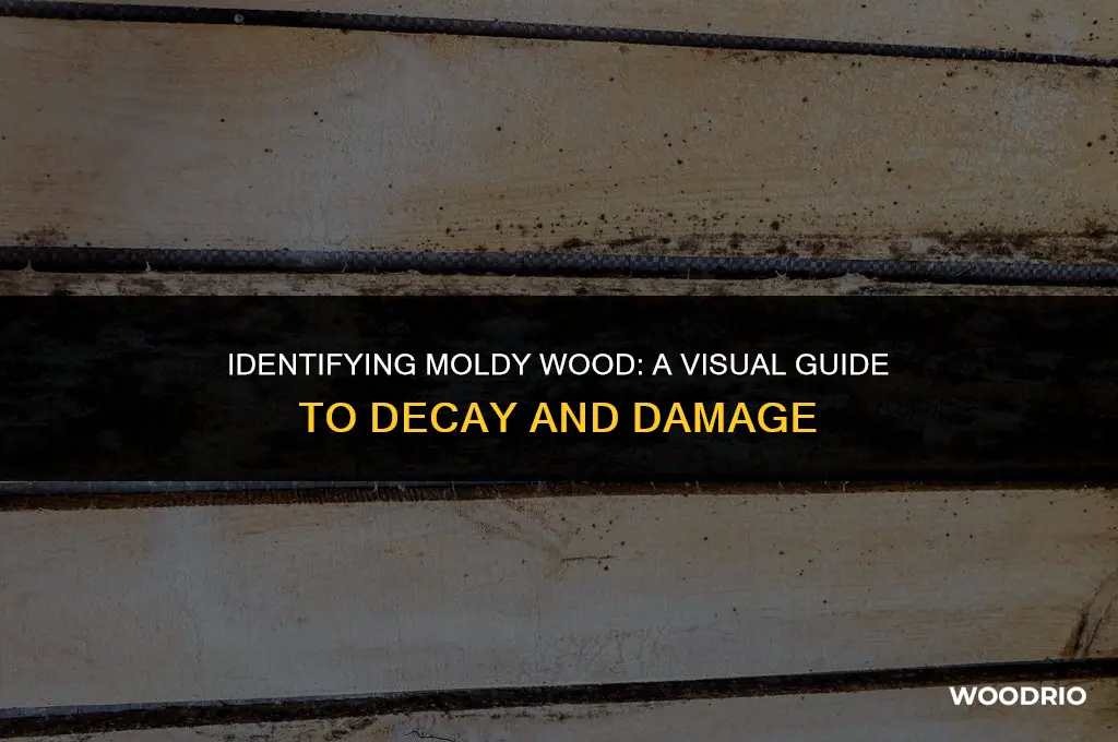 what does moldy wood look like