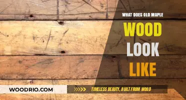 Aging Gracefully: The Unique Characteristics of Old Maple Wood