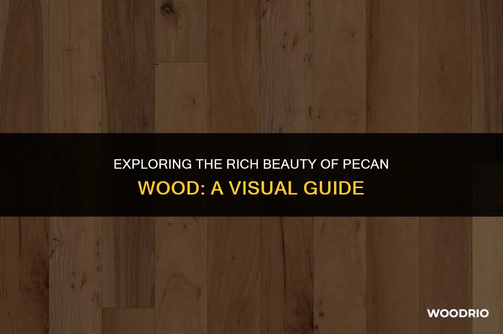 what does pecan wood look like