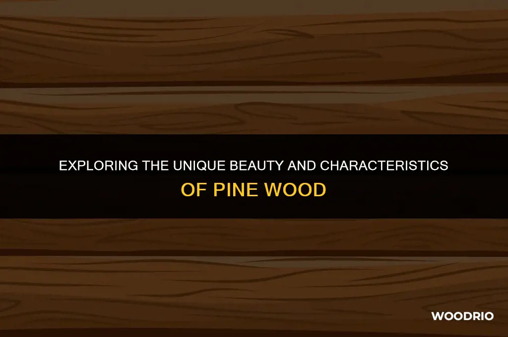 what does pine wood look like