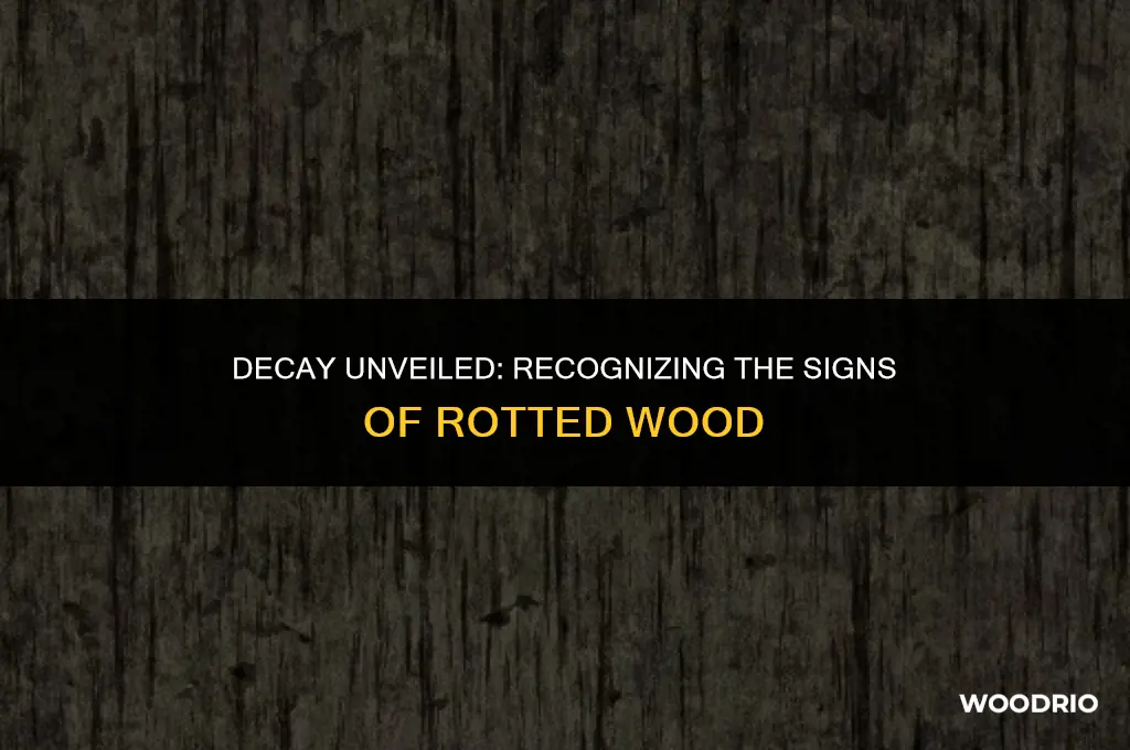 what does rotted wood look like
