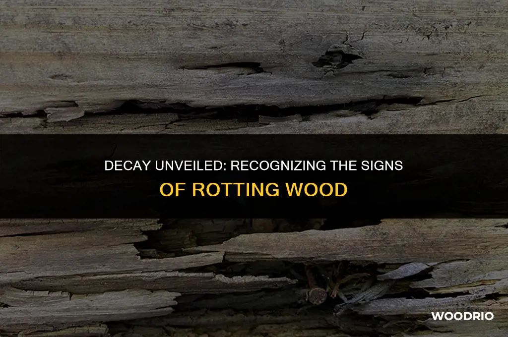 what does rotting wood look like