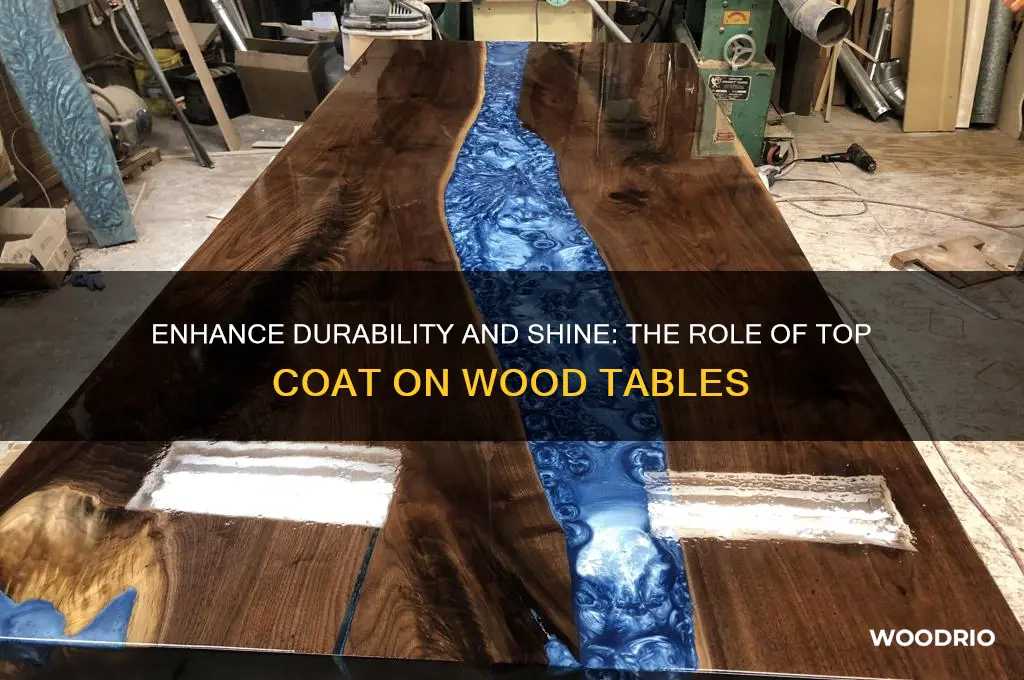 what does top coat do for wood table