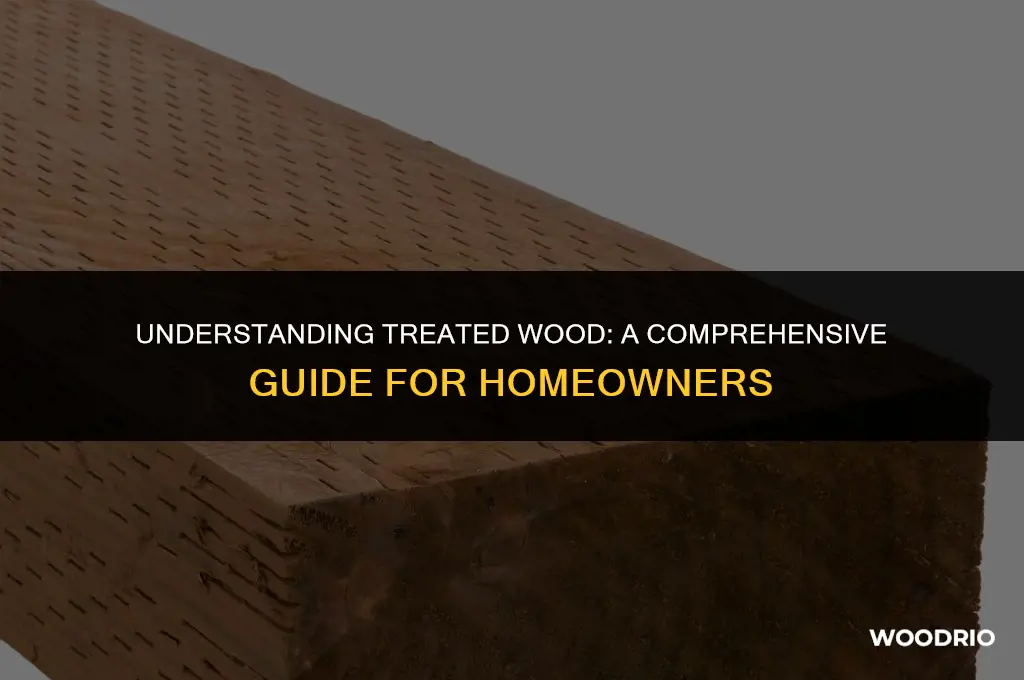 what does treated wood mean