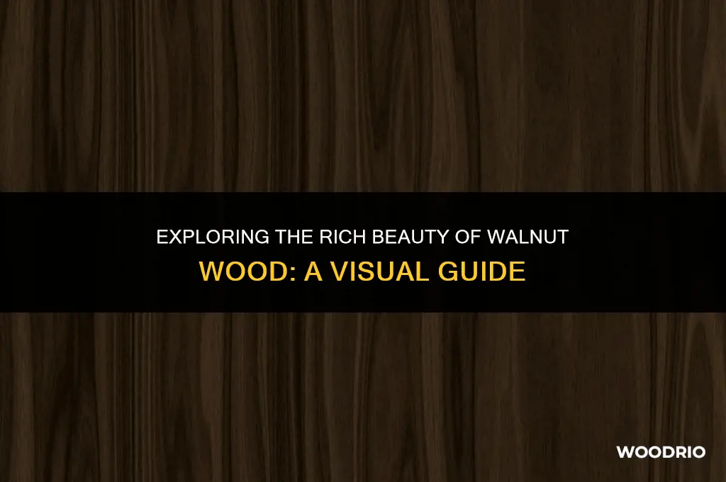 what does walnut wood look like