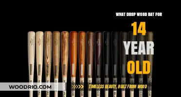 Best Drop Wood Bat Options for 14-Year-Old Baseball Players