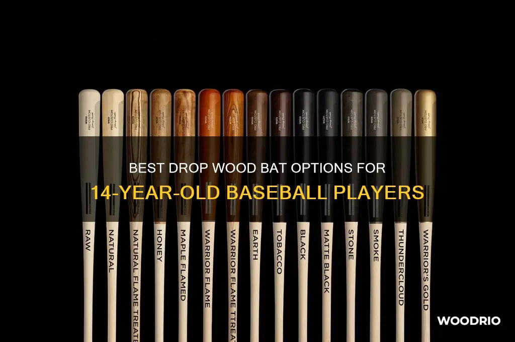 what drop wood bat for 14 year old
