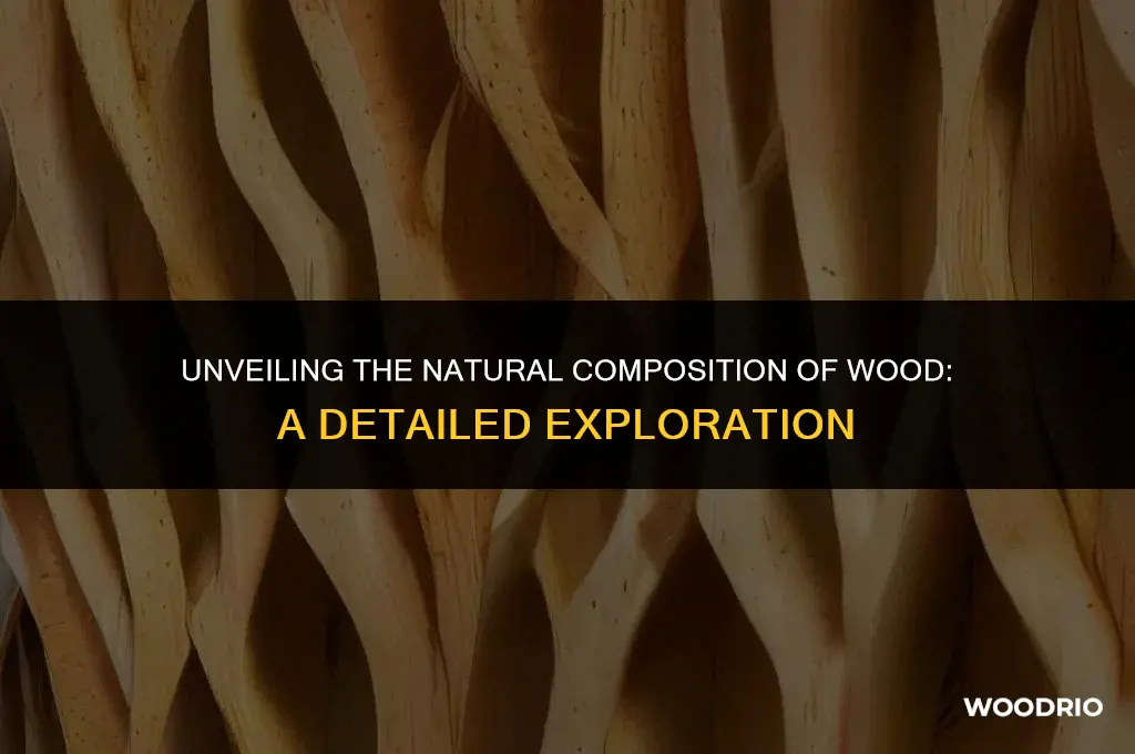 what elements is wood made of