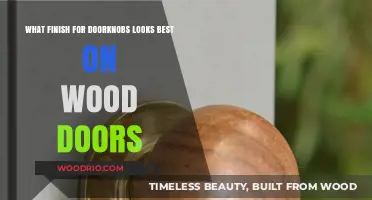 Elevate Your Wood Doors: The Perfect Doorknob Finish Guide