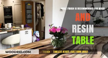 Best Finish for Wood and Resin Tables: Expert Recommendations
