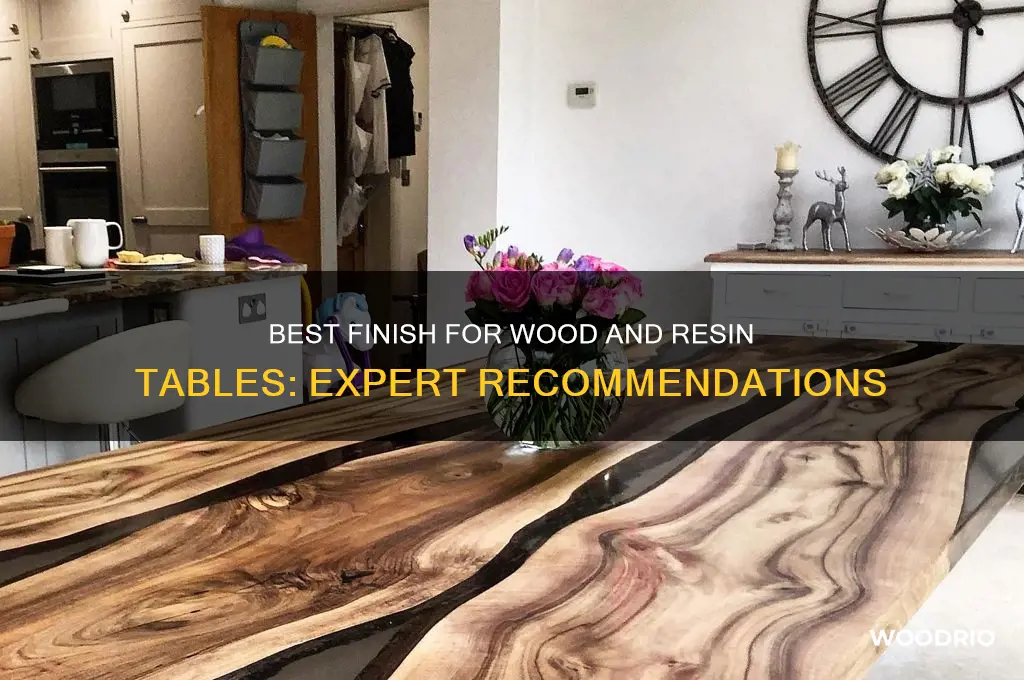 what finish is recommended for wood and resin table