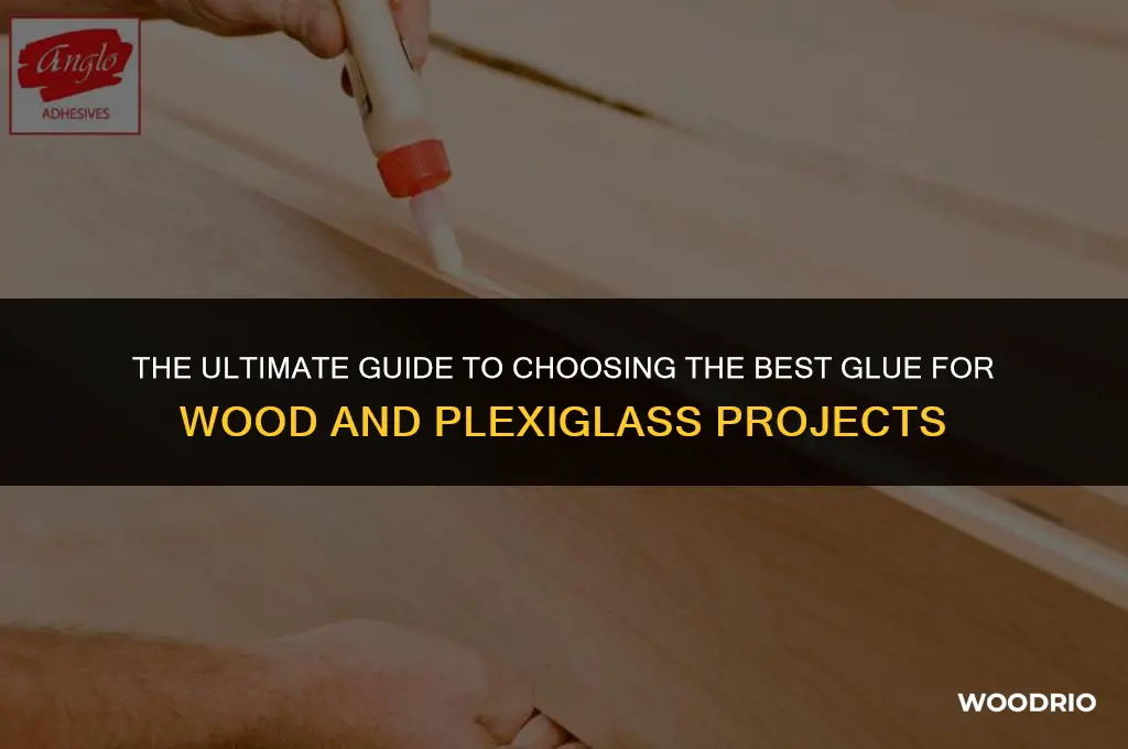 what glue best for wood and plexiglass