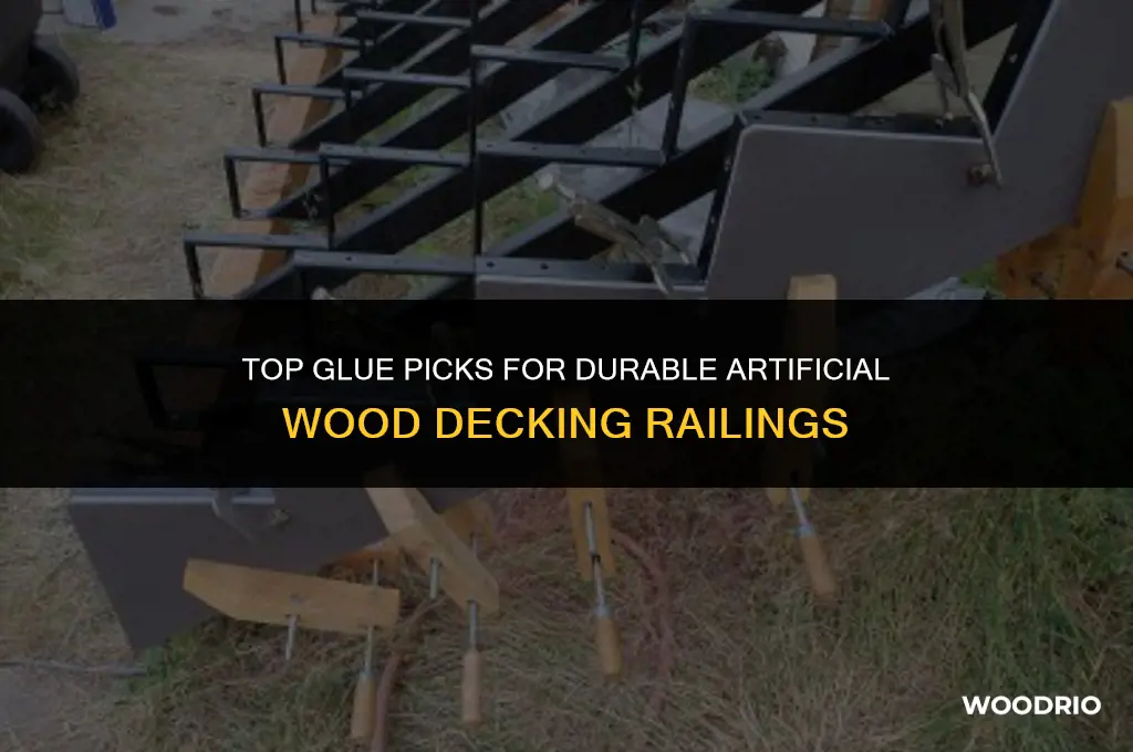 what glue is best for artificial wood decking railing
