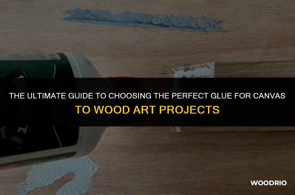 what glue is best for artist canvas to wood