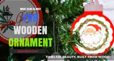 Choosing the Perfect Adhesive for Your Wooden Ornament Creations