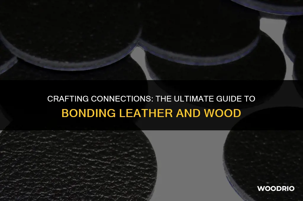 what glue will bond leather to wood